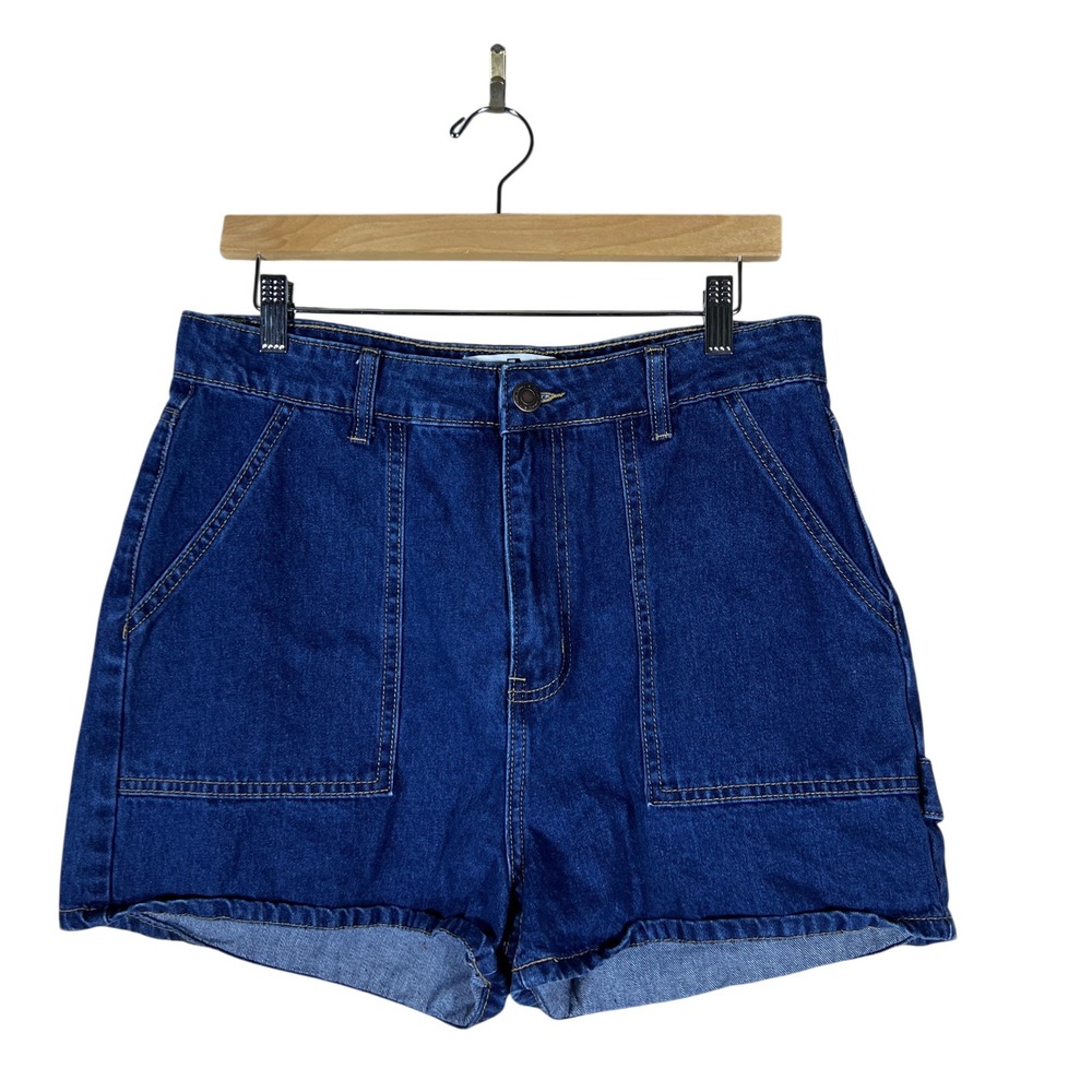Flying Angel Carpenter Denim Shorts Medium Wash Utility 90s FestivalSize 13/31